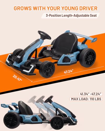 24V Dual-Motor Electric Drift Go-Kart