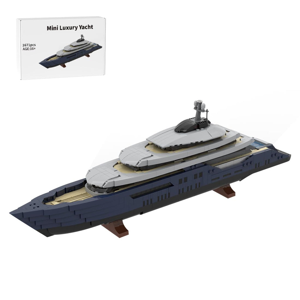 16,185-Piece Luxury Yacht Building Block Set