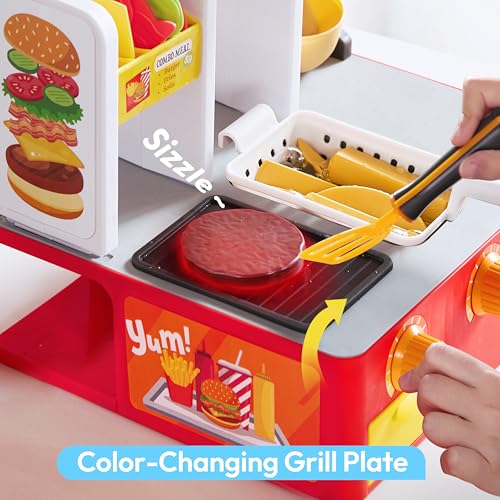 JOVA 40-Piece Interactive Fast Food Playset