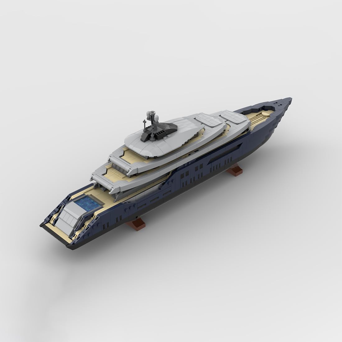 16,185-Piece Luxury Yacht Building Block Set