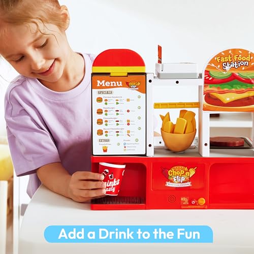 JOVA 40-Piece Interactive Fast Food Playset