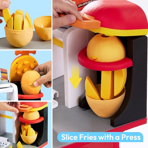 JOVA 40-Piece Interactive Fast Food Playset