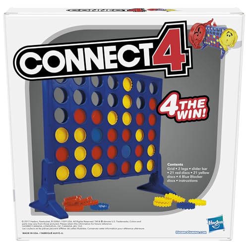 Connect 4 Strategy Board Game with Blocker Disc
