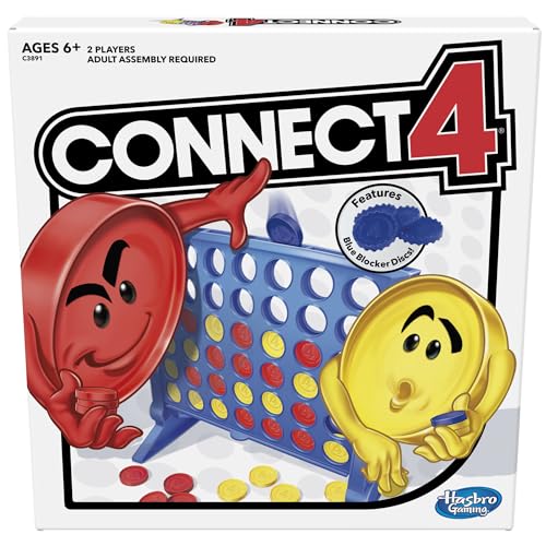 Connect 4 Strategy Board Game with Blocker Disc