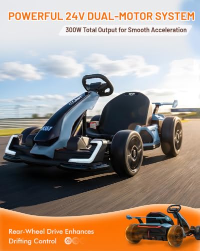 24V Dual-Motor Electric Drift Go-Kart
