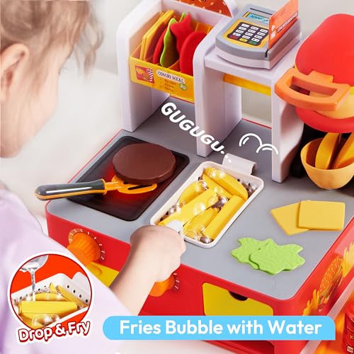 JOVA 40-Piece Interactive Fast Food Playset