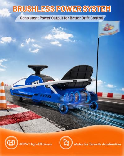 24V 300W Brushless Electric Drift Kart