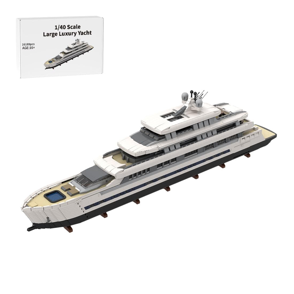 16,185-Piece Luxury Yacht Building Block Set