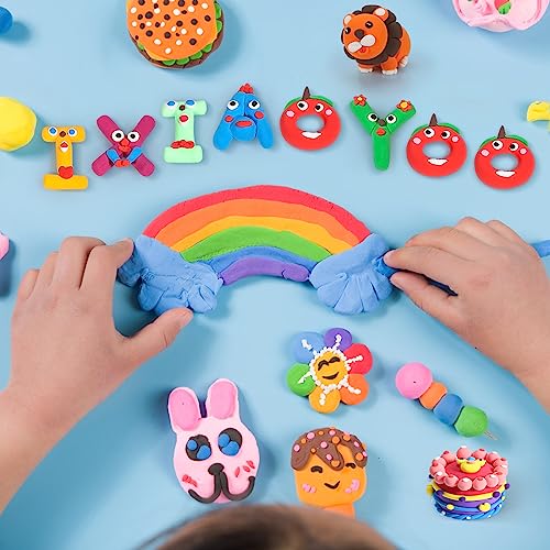 Ixiaoyoo 92-Pack Air-Dry Clay Kit