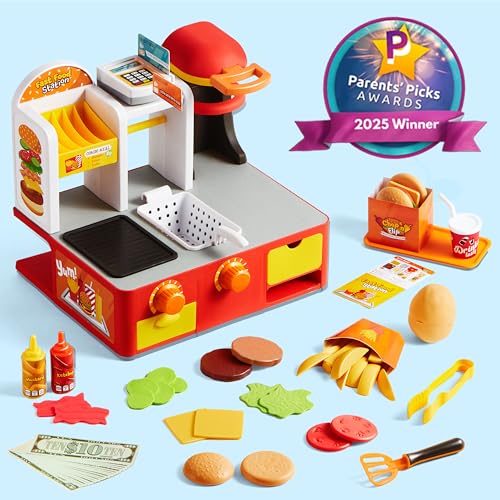 JOVA 40-Piece Interactive Fast Food Playset
