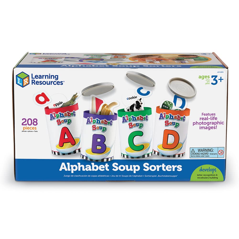 Alphabet Soup Sorters 208-Piece Learning Set