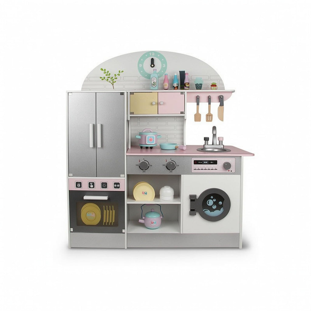 DuskHaven Wooden Pretend Play Kitchen
