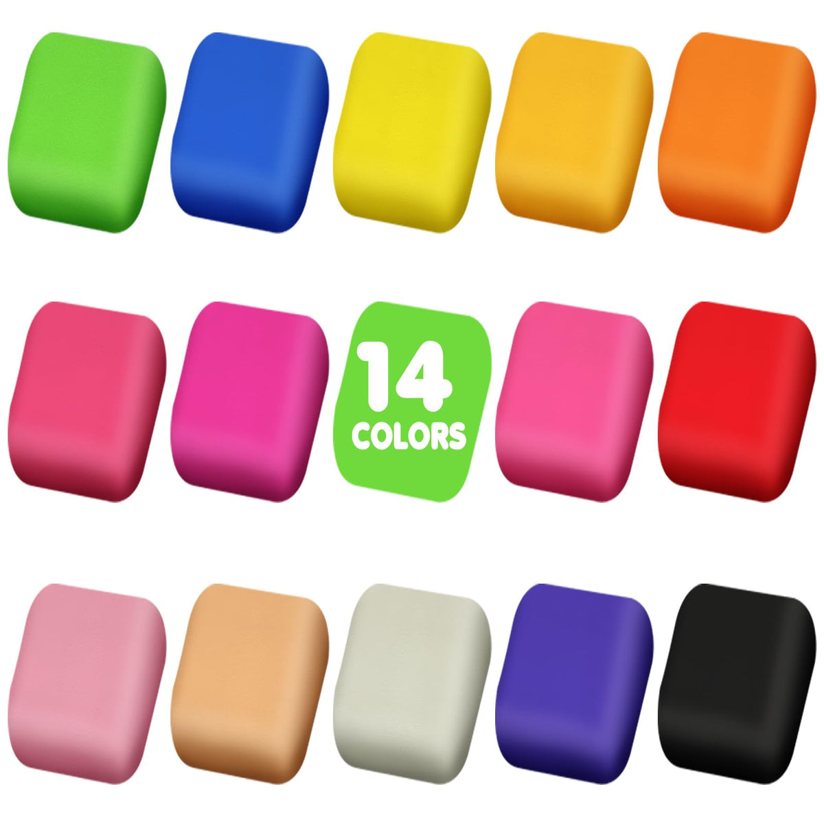96-Color Air-Dry Modeling Clay Set