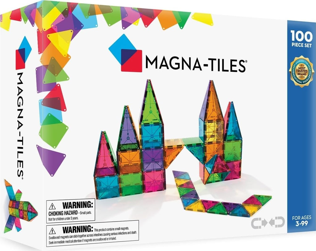 MAGNA-TILES Classic 100-Piece Magnetic Set