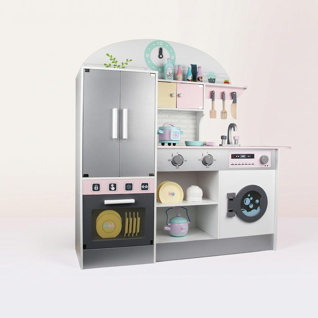 DuskHaven Wooden Pretend Play Kitchen