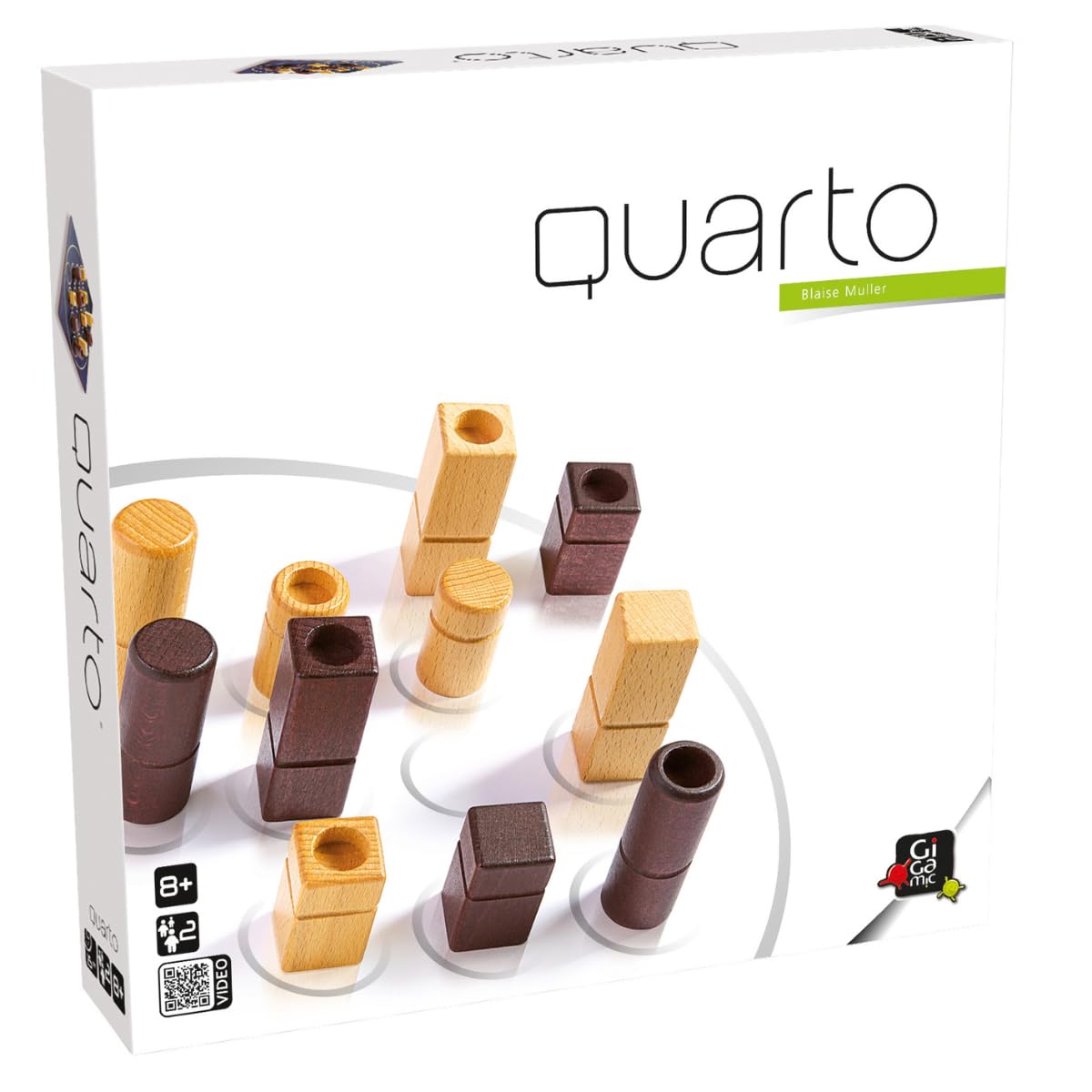 Quarto Classic Wooden Strategy Game