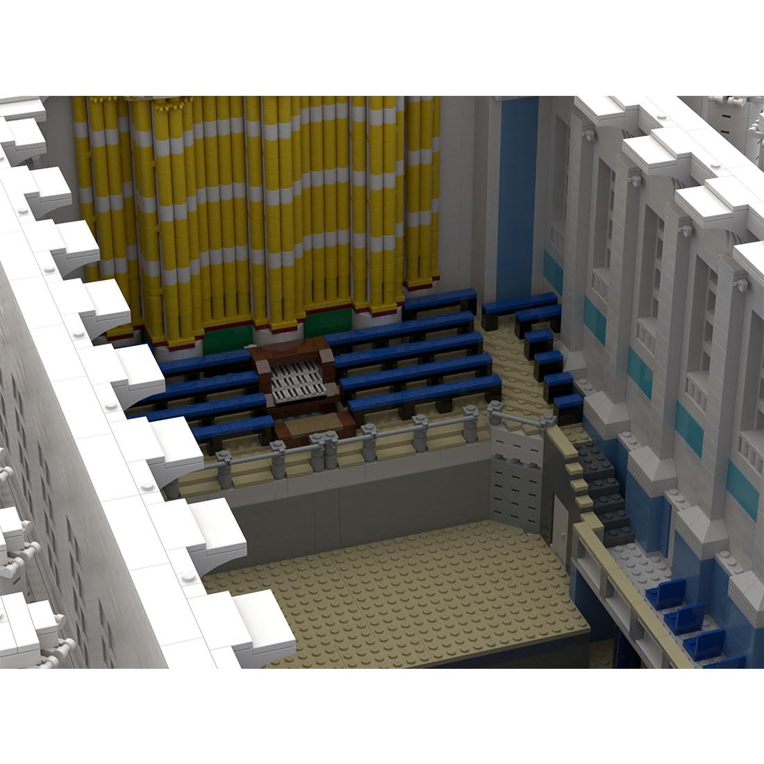 10,098-Piece Modular Library Building Block Set