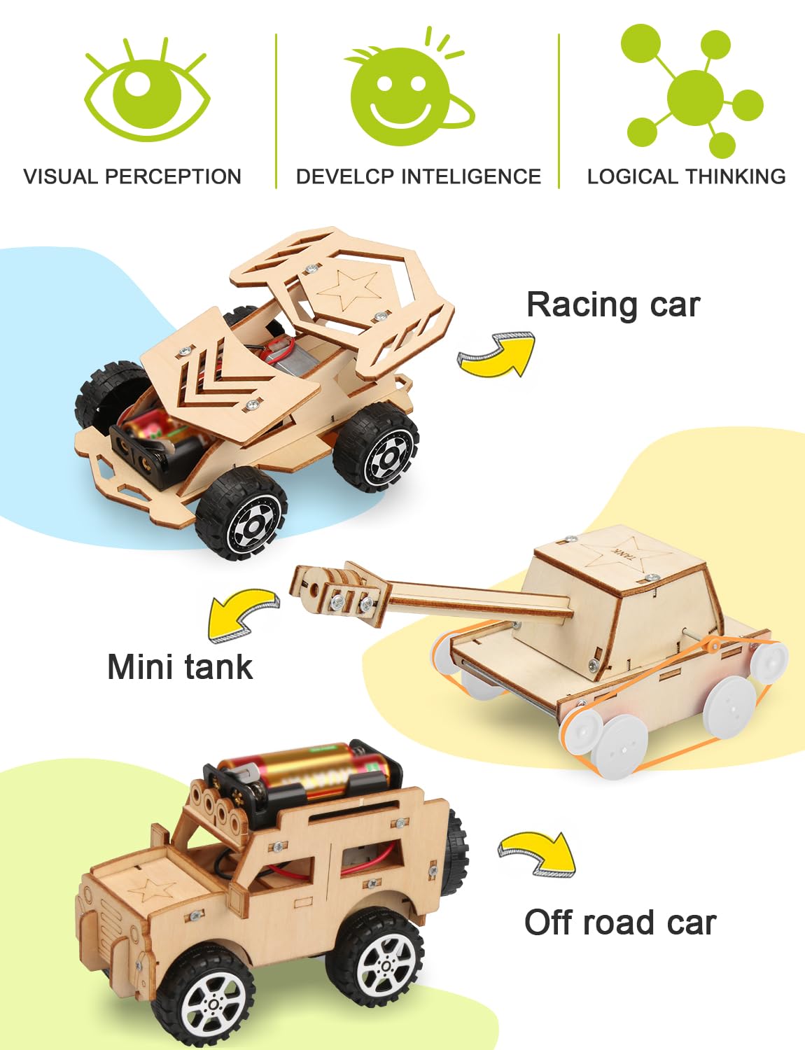 Poraxy 5-in-1 Motorized STEM Model Kit
