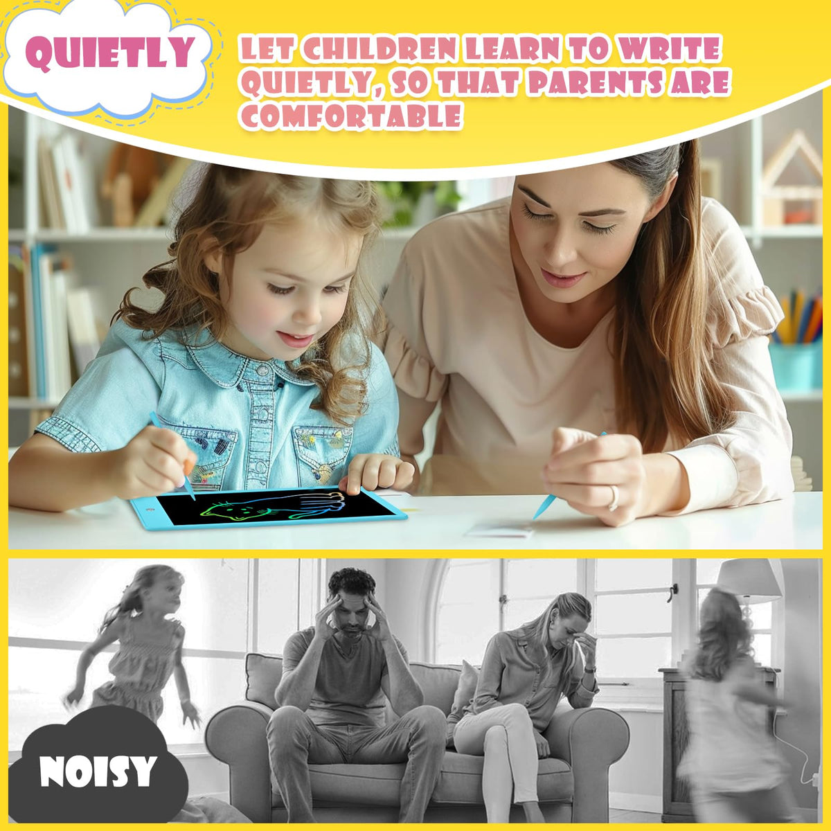 2-Pack 8.5-Inch LCD Writing Tablets