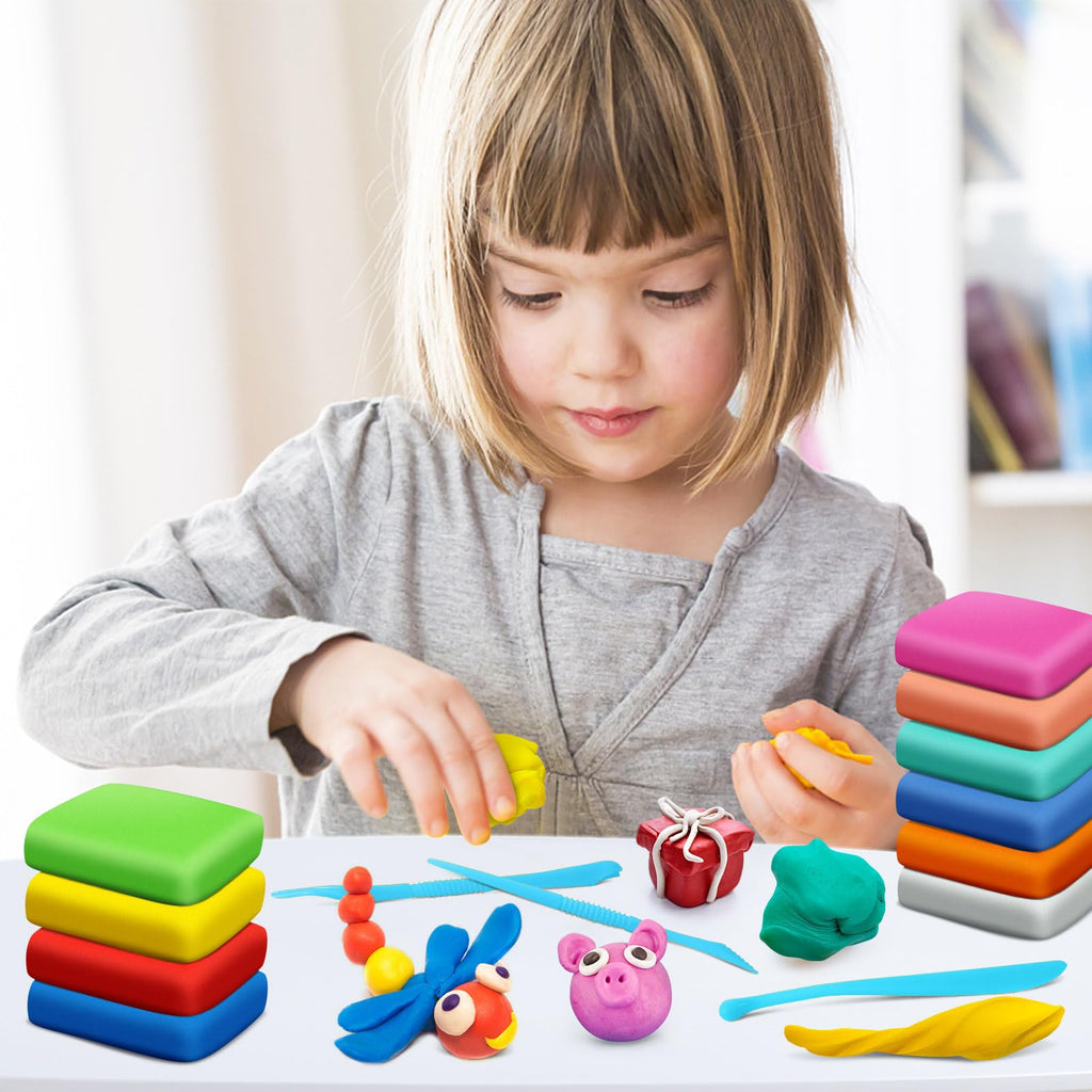 96-Color Air-Dry Modeling Clay Set