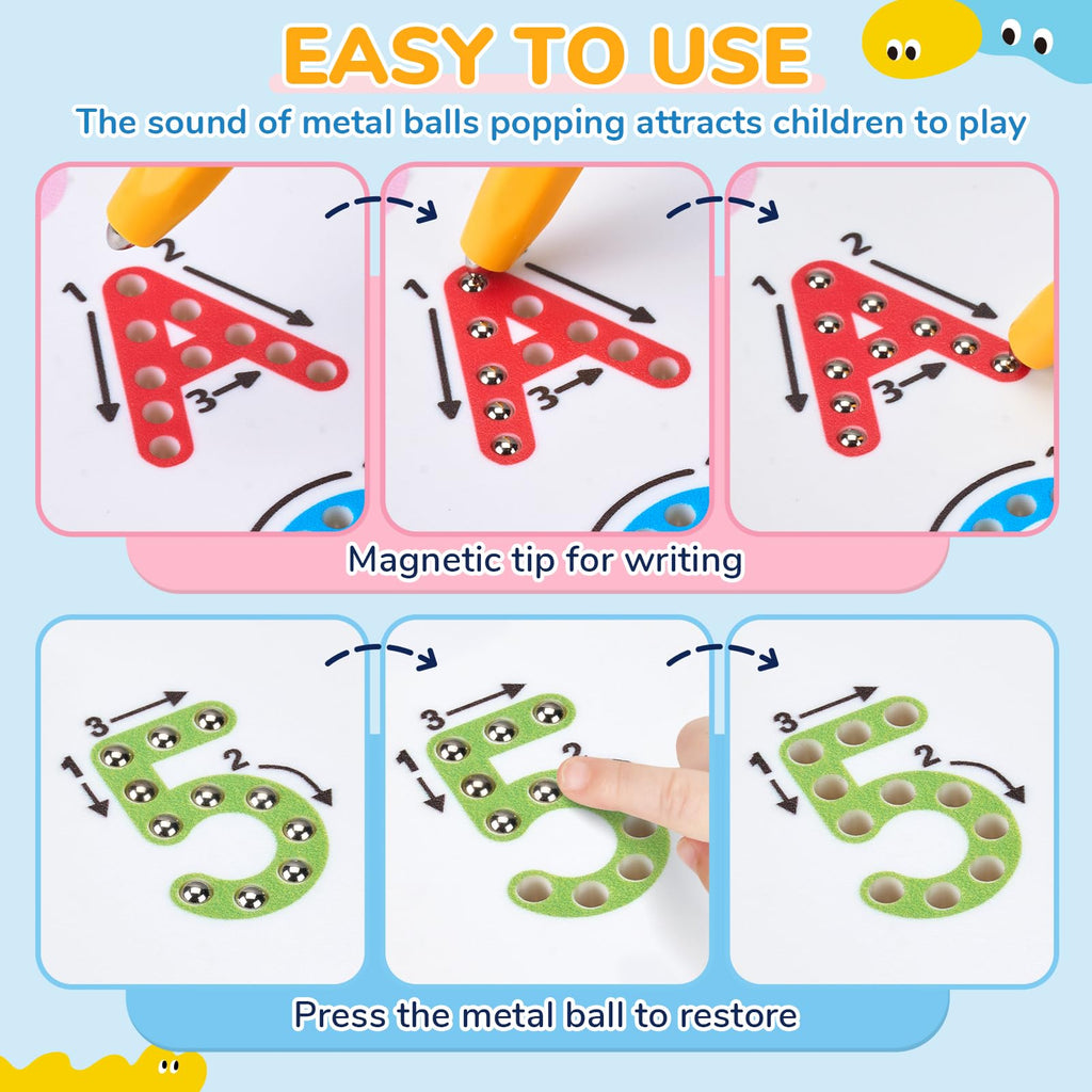 JoyCat Magnetic Alphabet and Number Learning Set