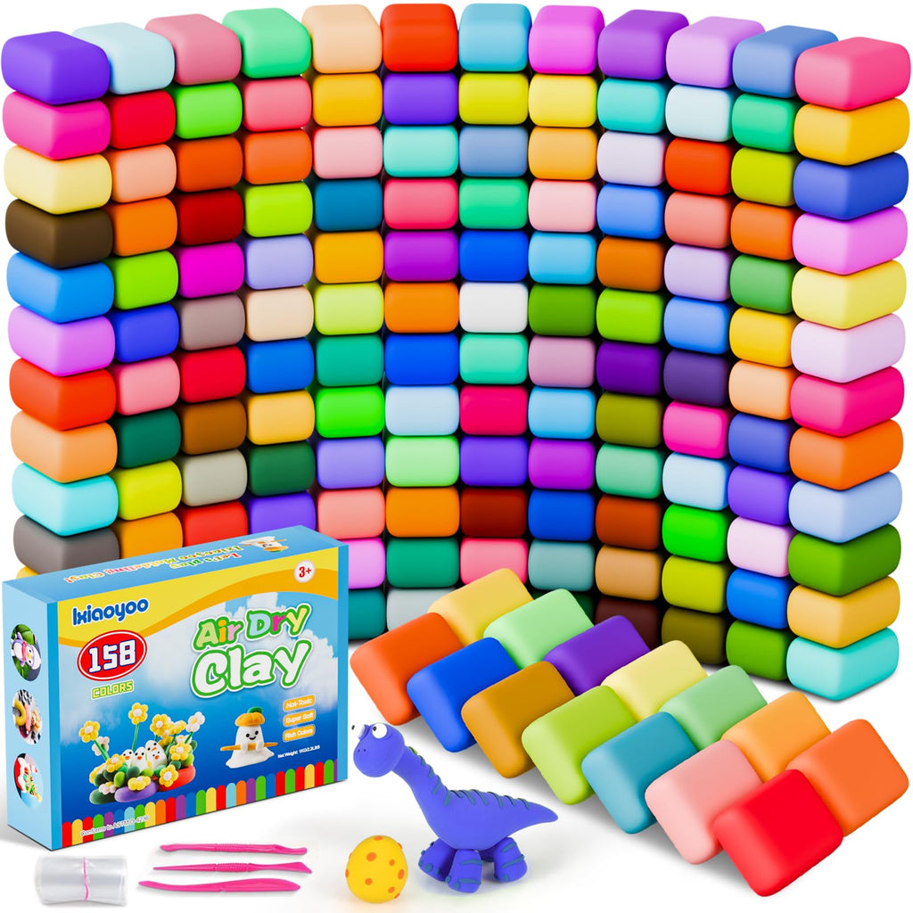Ixiaoyoo 92-Pack Air-Dry Clay Kit