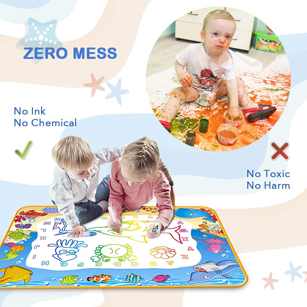 40 x 28-Inch Reusable Water Doodle Mat