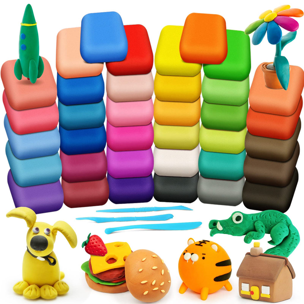 96-Color Air-Dry Modeling Clay Set