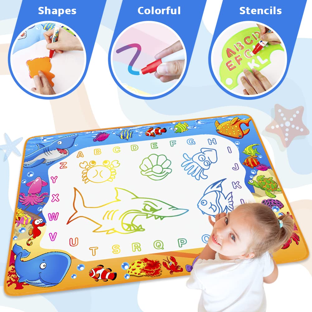 40 x 28-Inch Reusable Water Doodle Mat