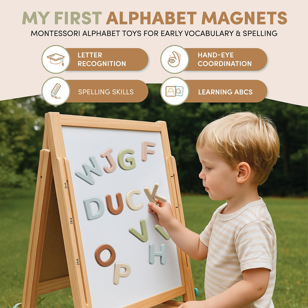 JoyCat Magnetic Alphabet and Number Learning Set