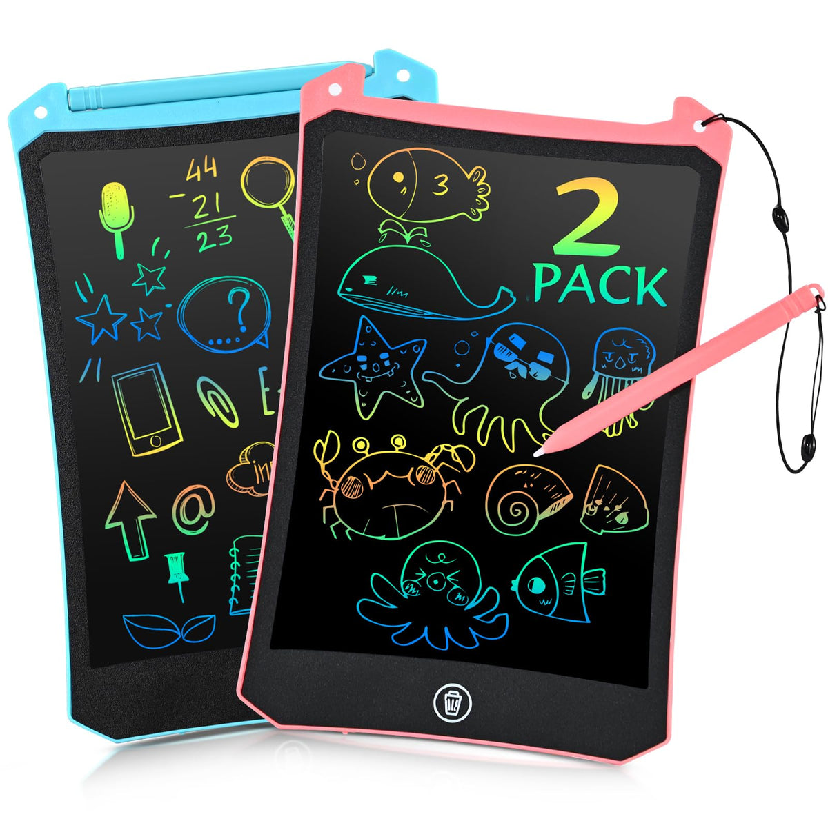 2-Pack 8.5-Inch LCD Writing Tablets