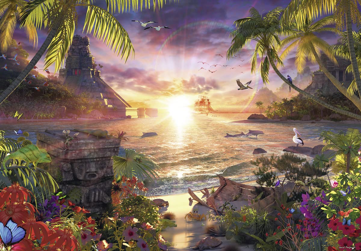 Paradise Sunset 18,000-Piece Jigsaw Puzzle
