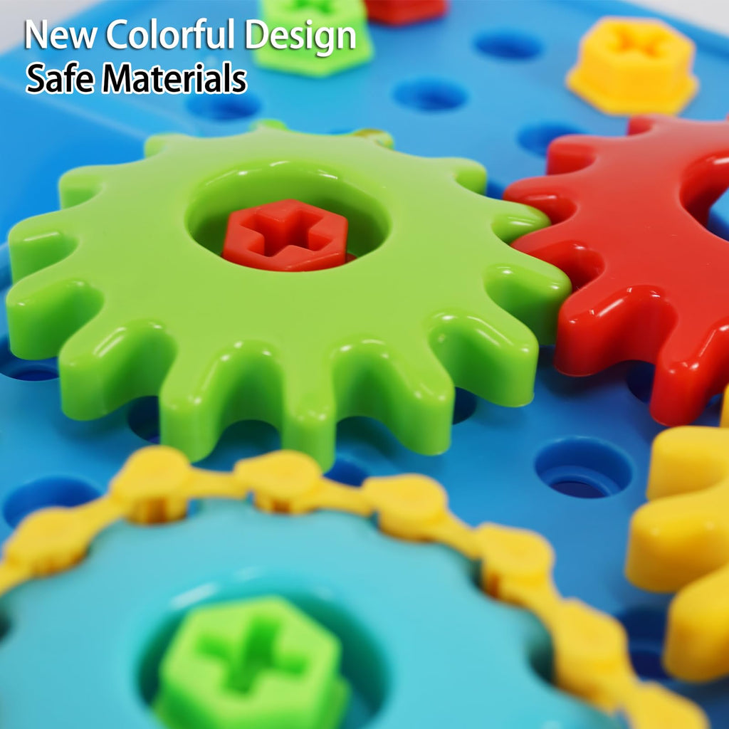 280-Piece Motorized Gear Building Set