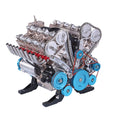 1:3 Motorized V8 Metal Engine Model Kit