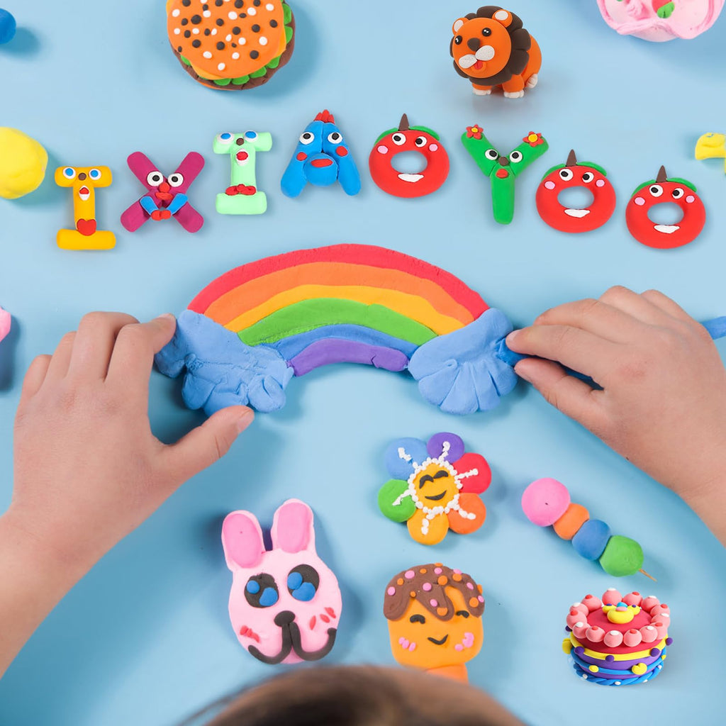 Ixiaoyoo 92-Pack Air-Dry Clay Kit