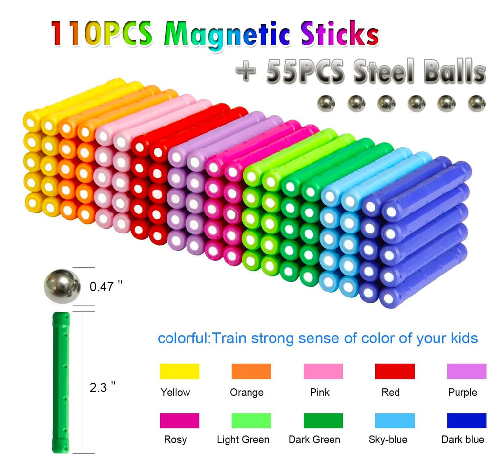 Magnetic Rod and Ball Building Set