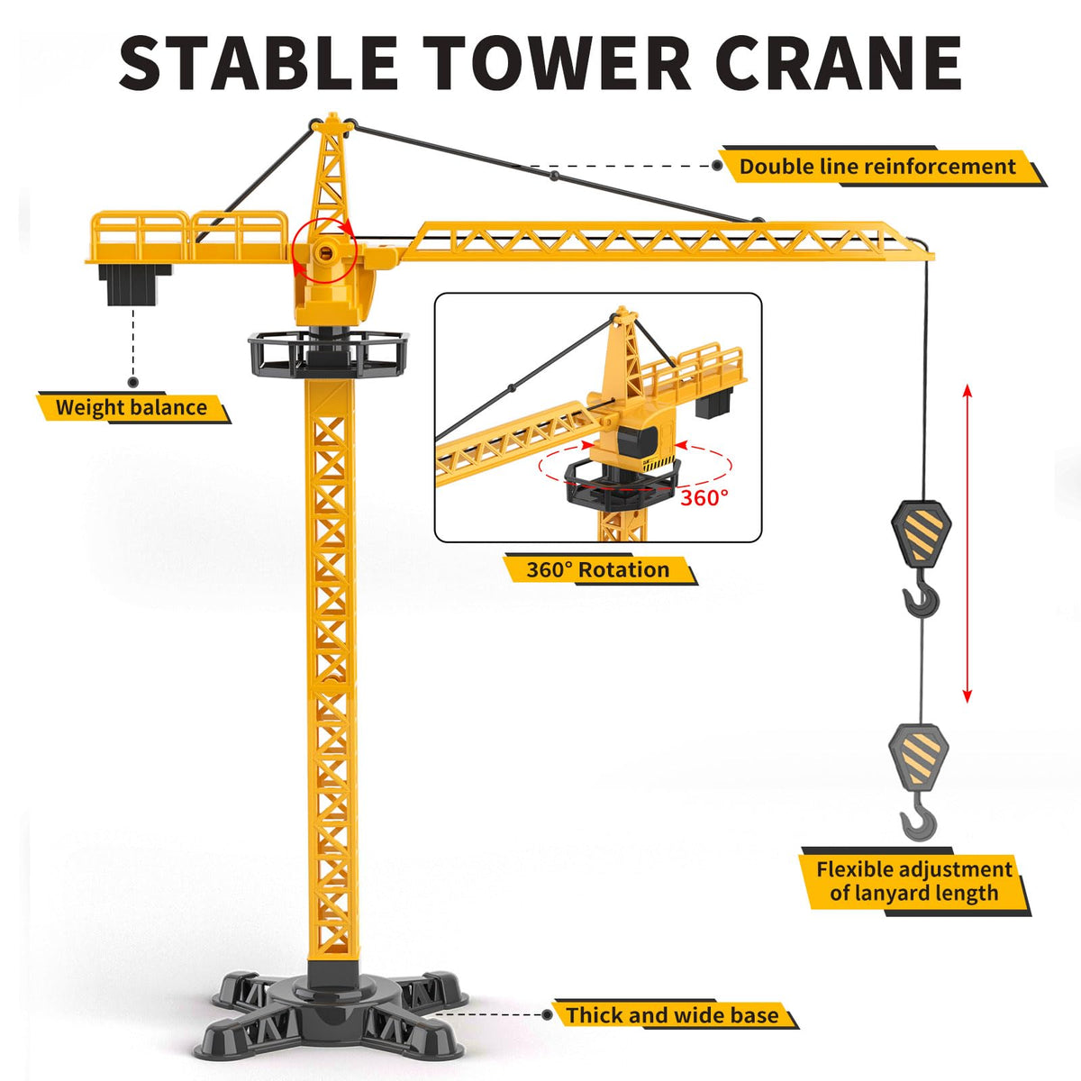 60-Piece Construction Vehicle Playset