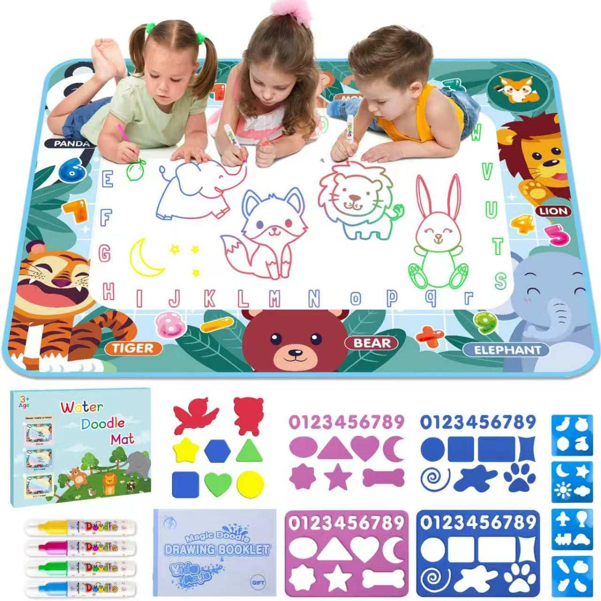 60 x 40-Inch Reusable Water Doodle Mat