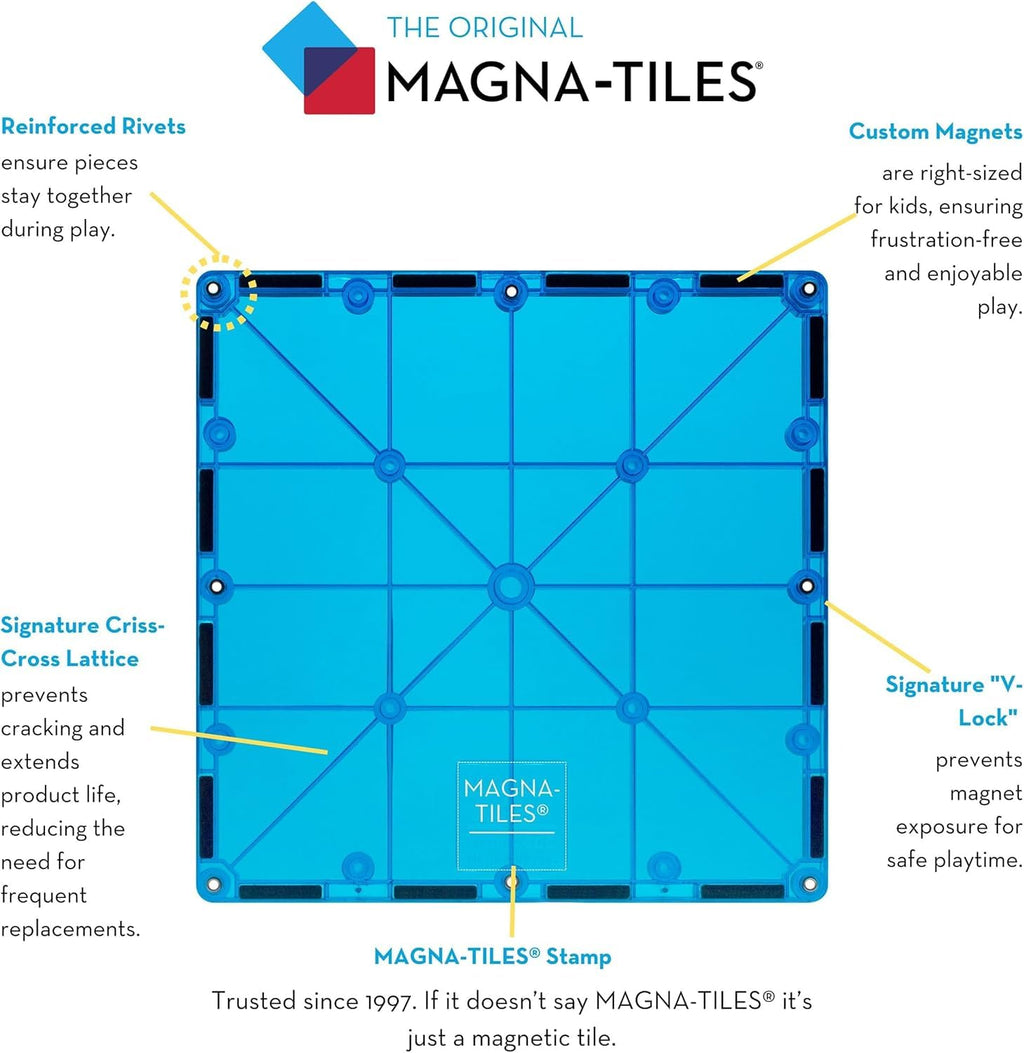 MAGNA-TILES Classic 100-Piece Magnetic Set
