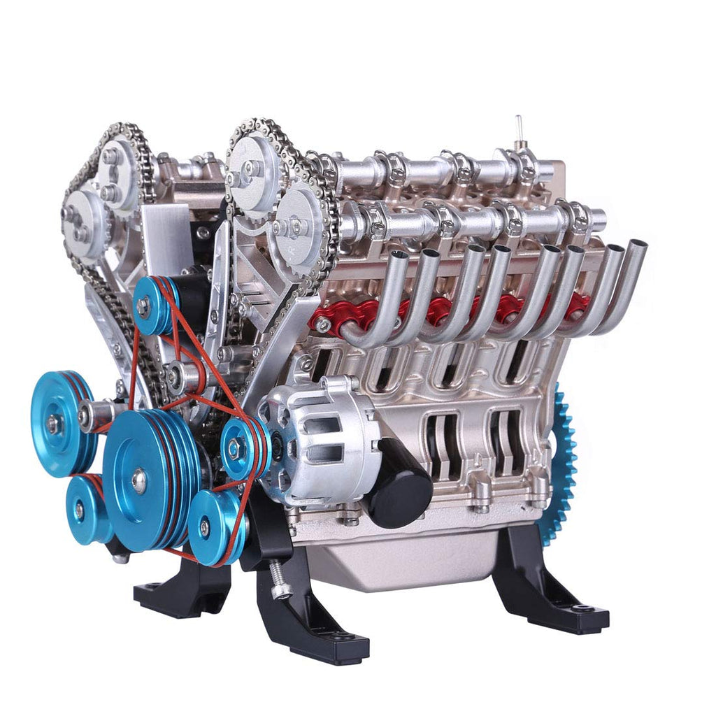 1:3 Motorized V8 Metal Engine Model Kit