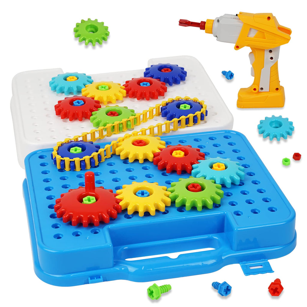 280-Piece Motorized Gear Building Set