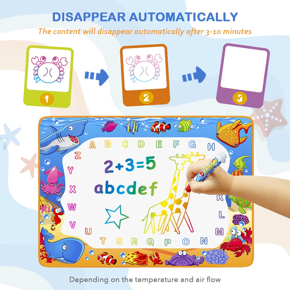 40 x 28-Inch Reusable Water Doodle Mat