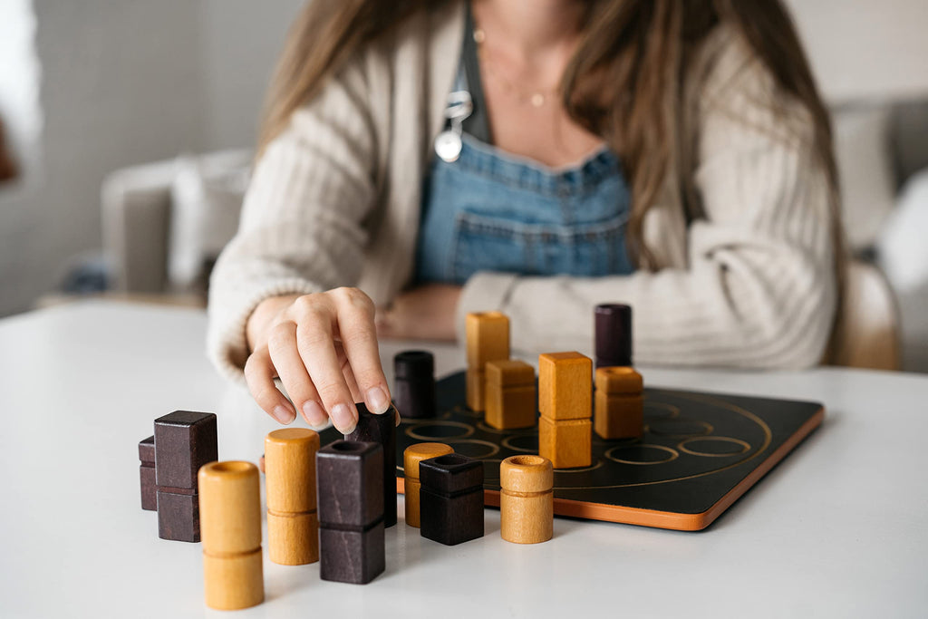 Quarto Classic Wooden Strategy Game