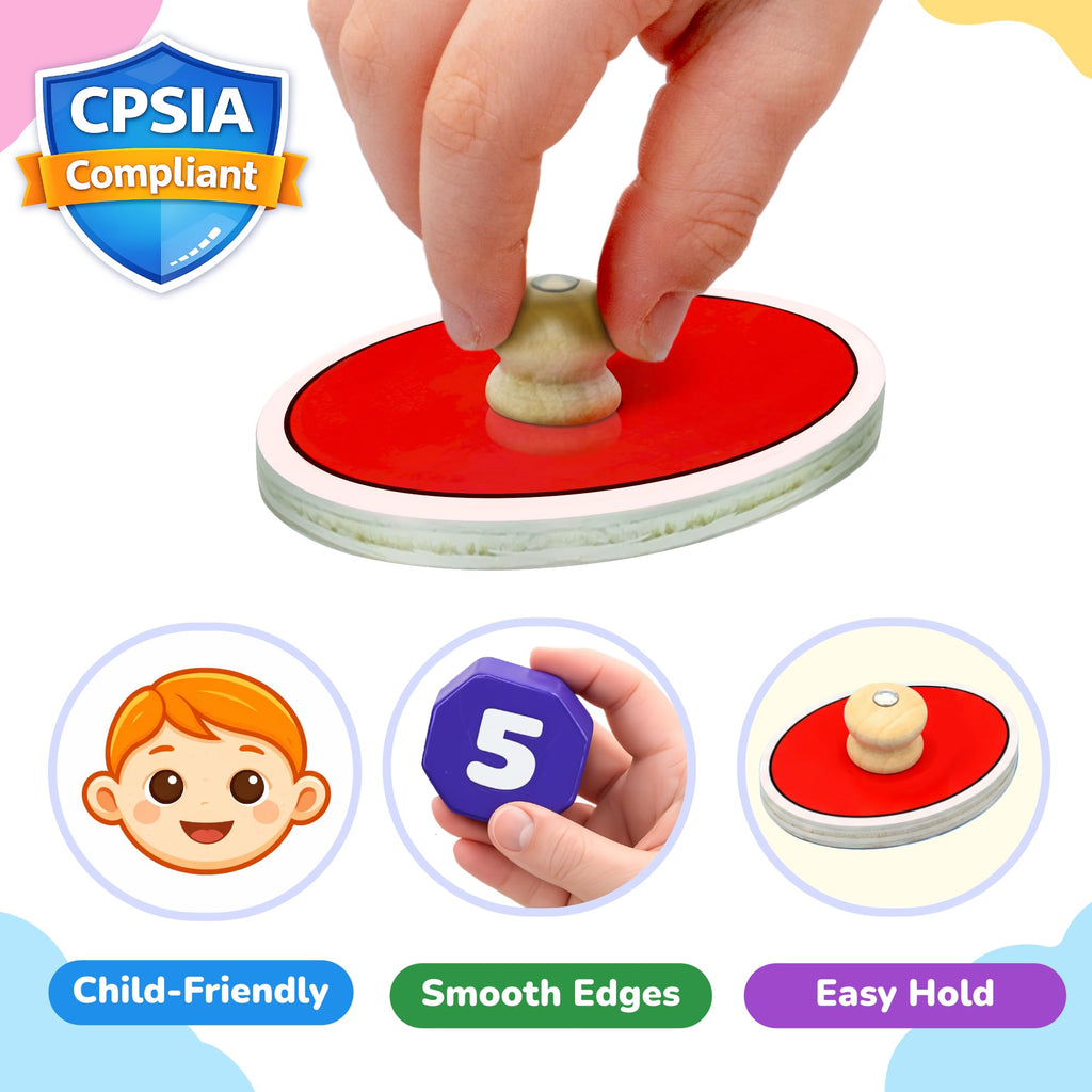 5-in-1 Wooden Alphabet and Math Learning Bundle