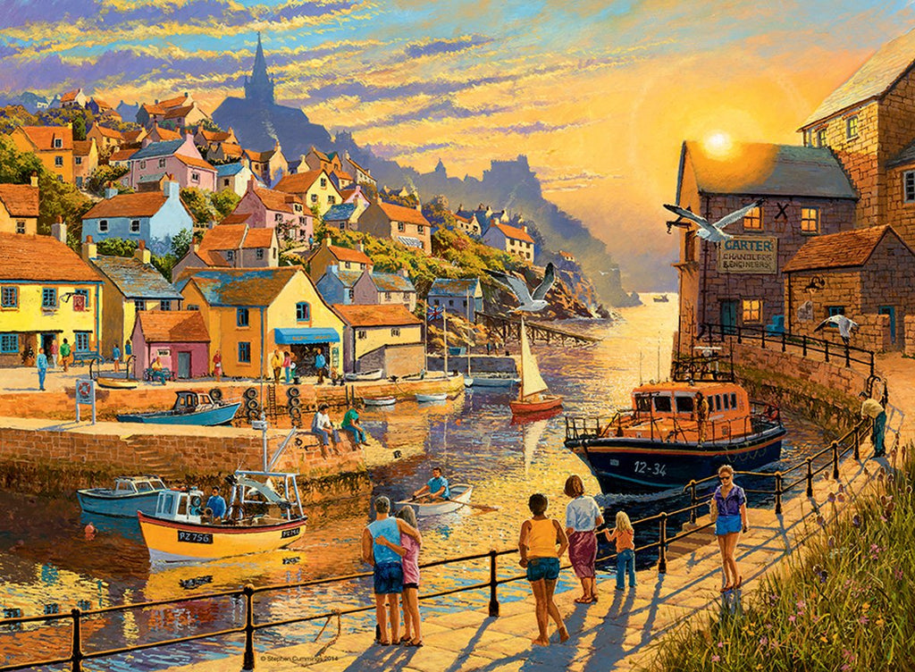 Coastal Retreats Two 500-Piece Jigsaw Puzzles