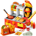 JOVA 40-Piece Interactive Fast Food Playset
