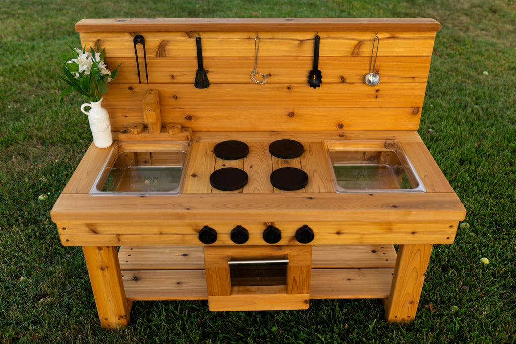 Noble Toys XL Cedar Outdoor Mud Kitchen