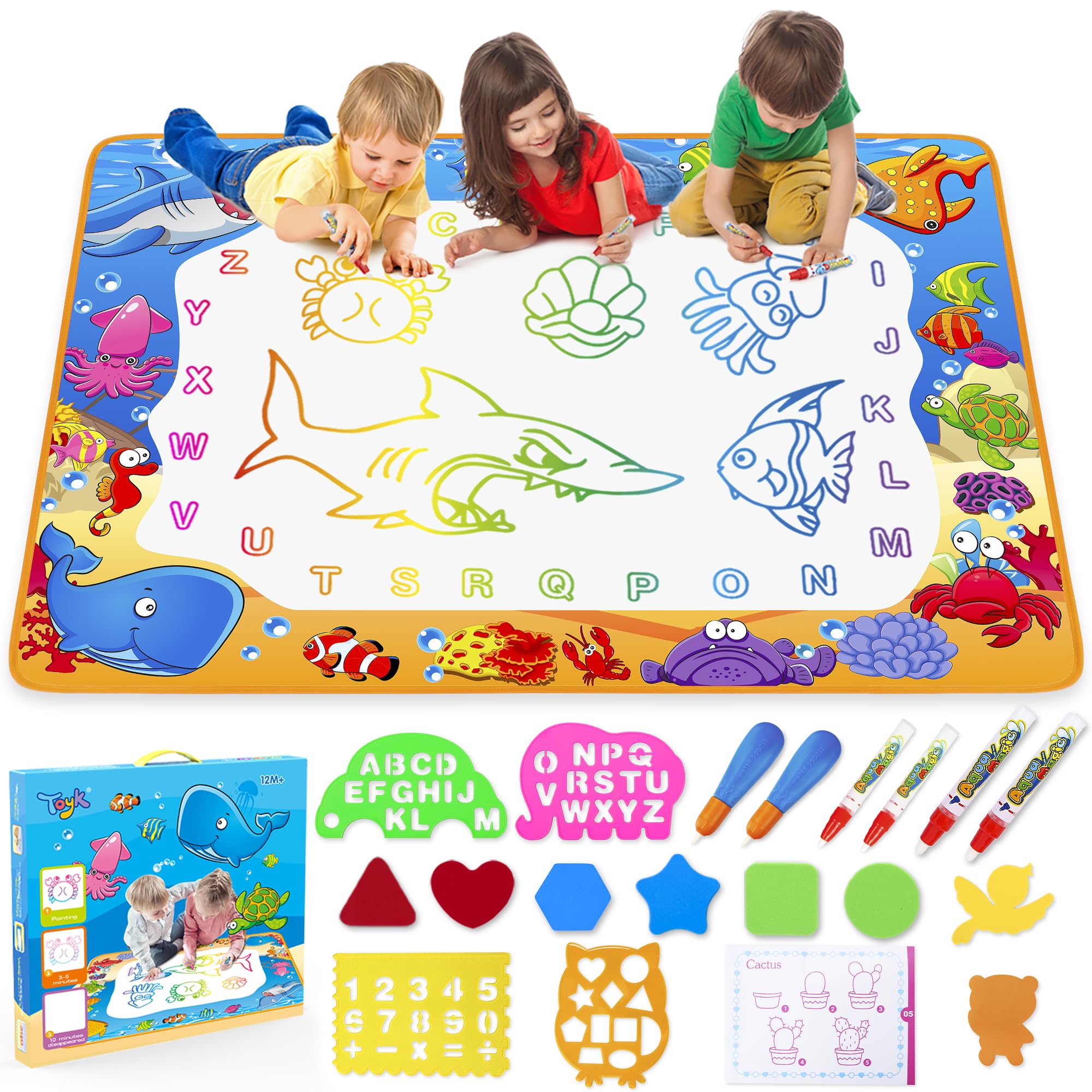 40 x 28-Inch Reusable Water Doodle Mat