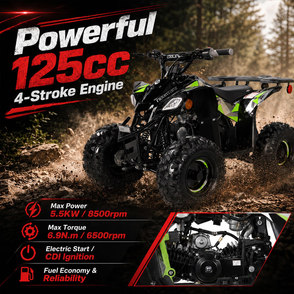 Adult Gas ATV with LED Light
