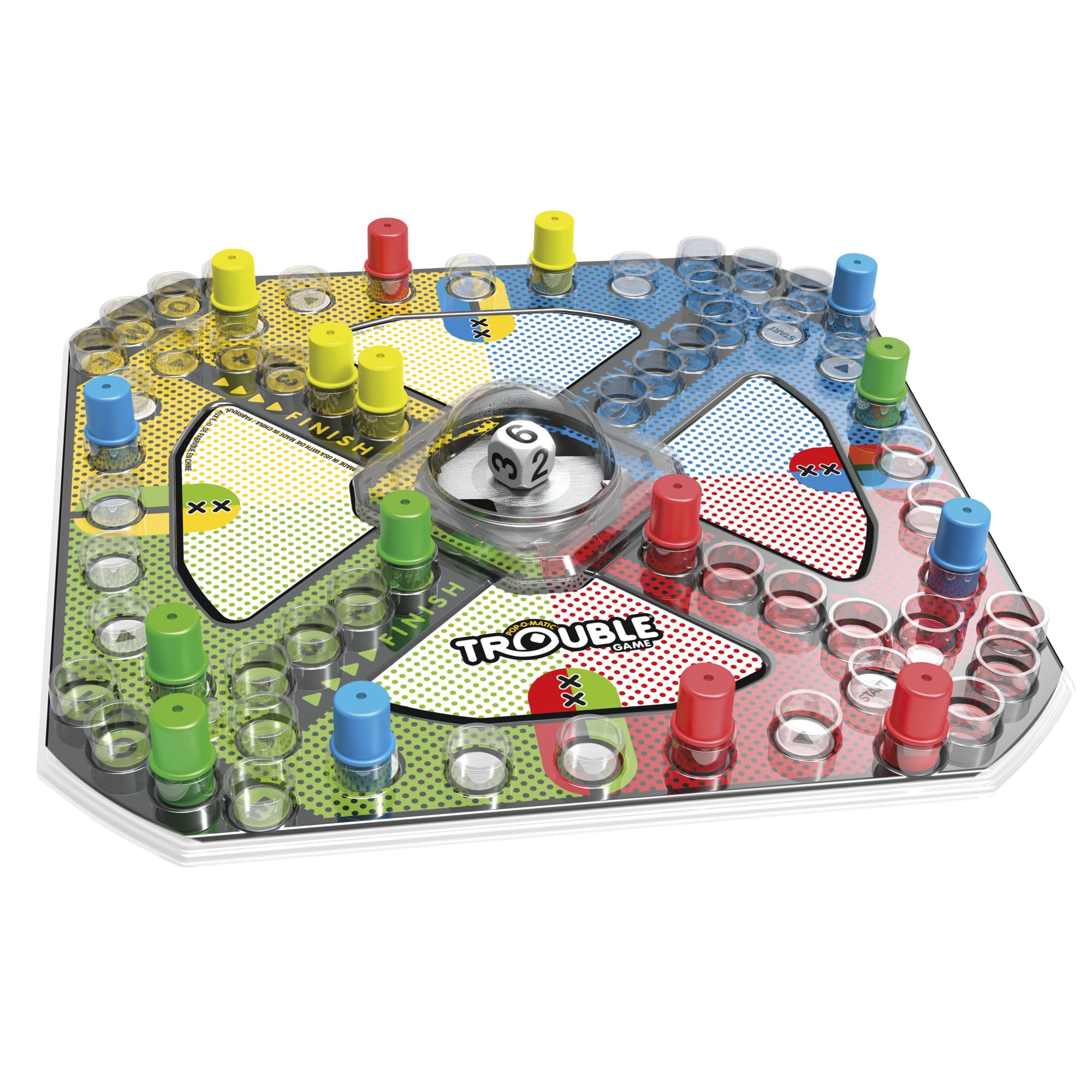 Hasbro Trouble Board Game with Pop-O-Matic